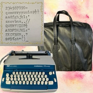 1970s Smith-Corona Seventy Electric Typewriter & Soft Case *Letter T not working - Picture 1 of 18