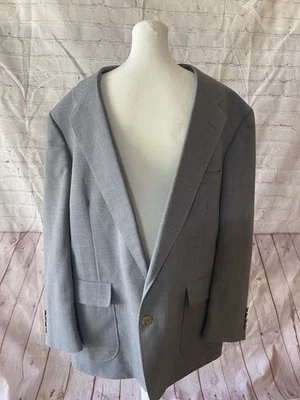Blazer Barrington Para Hombres Talla 46R Gris 2 Botones Abrigo Deportivo Chaqueta Botón Dorado Foto 1 de 4
