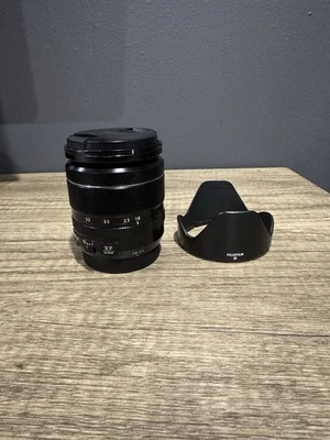 Fujifilm 18-55mm F2.8-4 R LM OIS XF Black Lens with Caps and Hood - Image 1 of 3