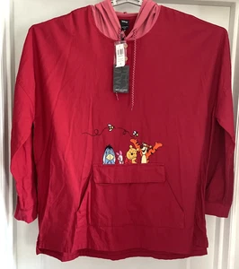 Disney D23 Winnie the Pooh Oh Bother Sudadera con Capucha Unisex XXL Rojo Bordado Pullover - Imagen 1 de 22