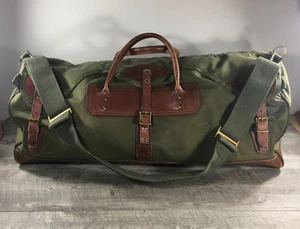 Borsone Gokey Battenkill in pelle borsone palestra viaggio weekend borsa vintage - Foto 1 di 12