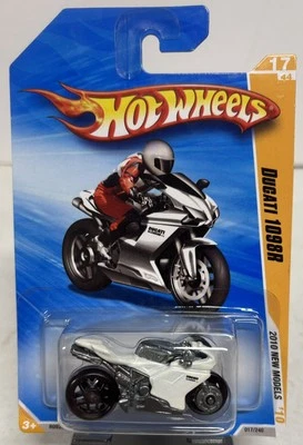 Ducati 1098R 2010 Hot Wheels nuevos modelos - blanco B Foto 1 de 4