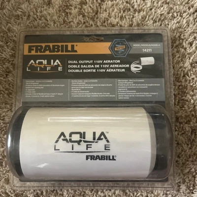 Aireador Frabill Aqua-Life Doble Salida 110V ~ 50 Galones ~ Envío GRATIS Foto 1 de 2