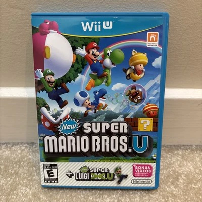 Nintendo Wii U New Super Mario Bros U Luigi U Video Game Bonus Video 2013 - Image 1 of 4