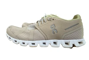 On Cloud 5 Women Size 5.5 Tan White Running Shoes Sneakers GREAT - Picture 1 of 7