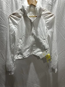 All In Motion Women’s Lightweight White Windbreaker Jacket Size XS NWT - Picture 1 of 17