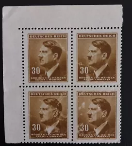 SD)Germany. Hitler. In block of 4. MNH - Picture 1 of 1