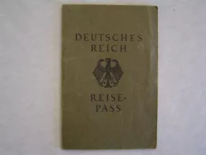 Reisepass Deutsches Reich Arbeitsbuch Ausweiss Deutschland 2 WK 2WK - Bild 1 von 4