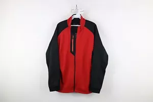 Mizuno Pro Collection Mens Large Breath Thermo Warmalite Full Zip Jacket Red - Picture 1 of 16