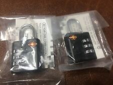 2X TSA Approved Lock Travel Luggage 3 Combination Resettable Security Padlock
