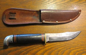 Rare? Vtg. 1950's Western Cutlery Official Boy Scout Fixed Blade Knife Nice! - Picture 1 of 20