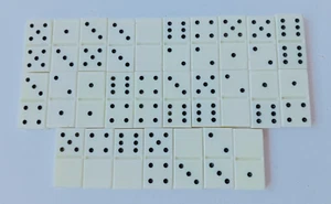 Domino Korets Collectible Vintage Board Game USSR White Rare Soviet Ukraine Old - Picture 1 of 12