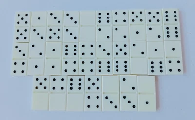 Domino Korets Collectible Vintage Board Game USSR White Rare Soviet Ukraine Old - Image 1 of 4