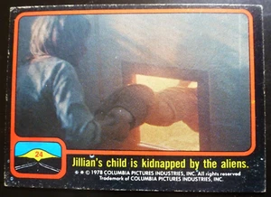 1978 Close Encounters Of The Third Kind Card-Jillian's Child Kidnapped #24, G/VG - Picture 1 of 2