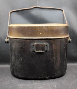 WWII/2 Japanese military mess kit with handle and original paint. - Picture 1 of 8