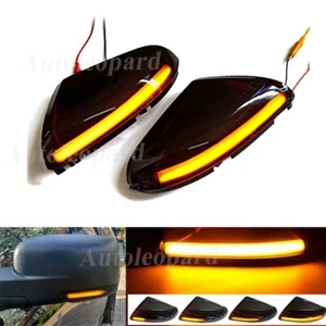 Mirror LED White Light dynamic Amber Turn Signal Lights for Dodge Ram 1500 2500 - Picture 1 of 8