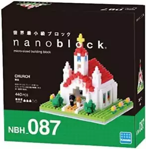 nanoblock NBH-087 Kirche Klemmbausteine Diamond Gebäude Architektur Modell NEU - Bild 1 von 2