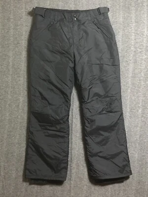 Pantalones de esquí de nieve Rawik para hombre XL negros de nailon profesionales puños internos snowboard a presión Foto 1 de 4