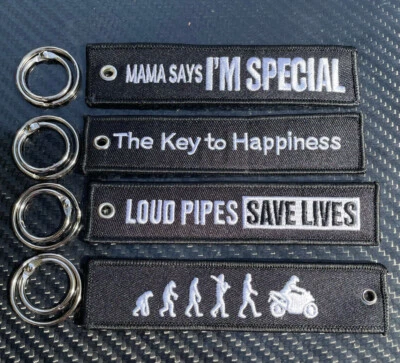 Llavero llave moto conductor divertido regalo único Foto 1 de 4