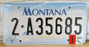 MONTANA LICENSE PLATE  - Picture 1 of 6