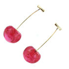Little Cherry Stud Earrings Hoop for Girls Fashion Color