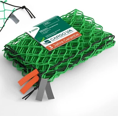 Anhängernetz 2x3M Abdecknetz Ladungssicherungsnetz Hängernetz [DEKRA Geprüft] - Bild 1 von 4