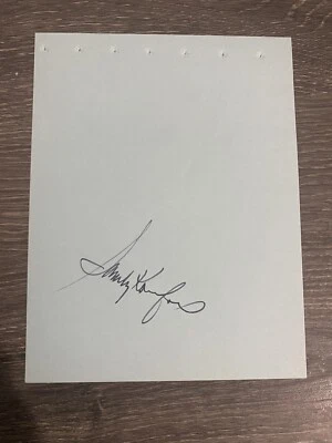 Sandy Koufax Signed Album Page Signed in 1966 World Series Los Angeles Dodgers - Image 1 of 2