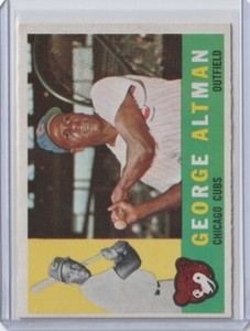 1960 Topps George Altman Baseball Card #259 (NM - with small tape stain)