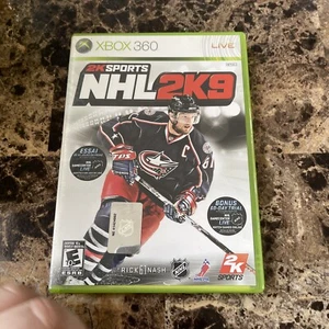NHL 2K9 (Microsoft Xbox 360, 2008) CIB Completo Como Nuevo - Imagen 1 de 3