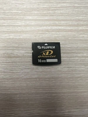 Genuine Fujifilm 16MB xD-Picture Card Memory DPC-16 (Fit Olympus camera) Mint - Image 1 of 2