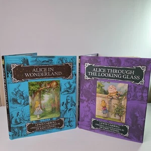 Alice In Wonderland & Through The Looking Glass, HC, Lewis Carroll, Illustrated - Bild 1 von 24