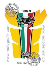 TD013YE, MOTOGRAFIX - Tampone serbatoio, protezione serbatoio per Ducati, Italia, Racing - Foto 1 di 1