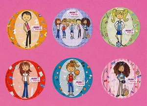 12 Miss O and Friends Patterns - Large Stickers - Party Favors - Rewards - Picture 1 of 1