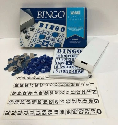 Juego BINGO Juegos Clásicos Parker Brothers 1993 EE. UU. De Colección Foto 1 de 3
