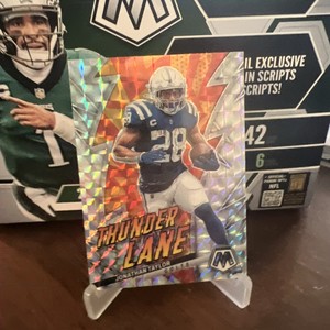2023 Panini Mosaic Thunder Lane Jonathan Taylor Silver Prizm