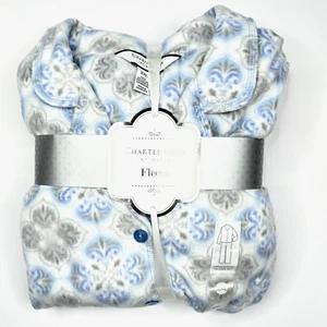 Charter Club Women's 2 Piece Fleece Pajama Set Button Front & Pant XXL $59 - Picture 1 of 10