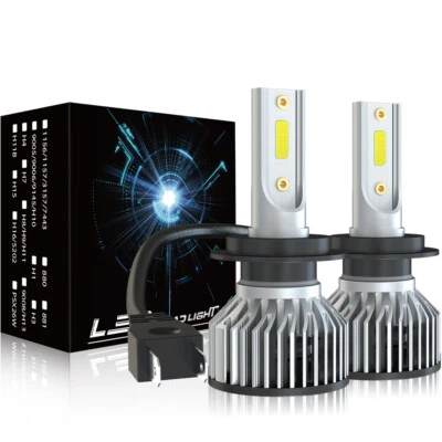 H7 LED Headlights Bulbs High Beam For Land Rover LR2 LR4 2010- 2013 2014 2015 2x - Image 1 of 4