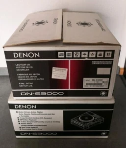 2x DENON DN-S3000 CDJ Player PROFI CD PLAYER technics sl 1210 mk 2 rare TOP OVP - Afbeelding 1 van 4