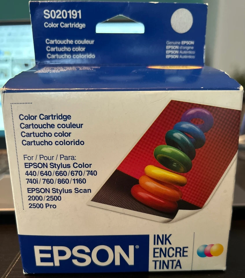 Genuine Epson S020191 Color Ink Cartridge - Image 1 of 1
