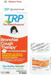 The Relief Products Bronchial Cough Therapy Fast Dissolving Tablets, 70 Count - Picture 1 of 6