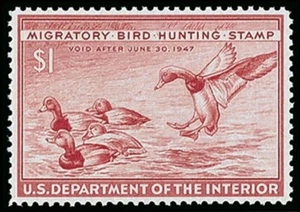 RW13 — 1946 sello federal de pato - Imagen 1 de 1
