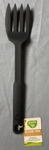 Green Life Silicone Fork Cookware Charcoal Gray NEW - Picture 1 of 13