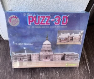 Vtg TRUMP 3D Puzzle The Capitol Building Washigton DC J6ERS House Election - Picture 1 of 8