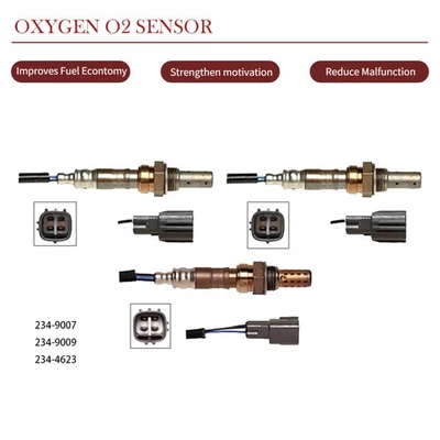 Juego de 3 piezas de sensor de oxígeno aguas arriba y aguas abajo para Toyota Sienna 1999-2000 3,0 L California Foto 1 de 4