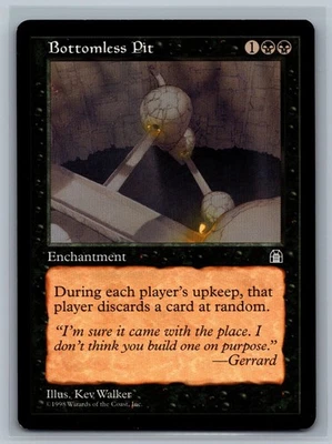 Magic The Gathering Stronghold Bottomless Pit MTG TCG CCG - Image 1 of 2