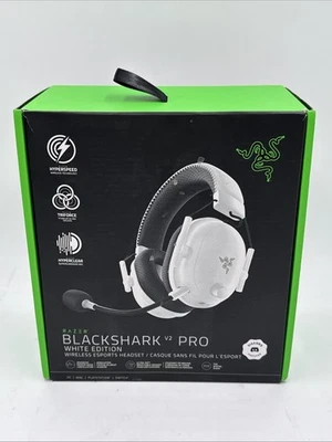 Razer BlackShark V2 Pro Wireless Over-Ear Gaming Headset White Mic Open Box - Image 1 of 4