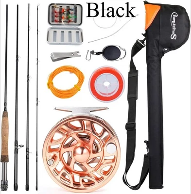 Sougayilang Fly Fishing Rod and Reel Combo, 5/6 Weight, Lightweight Portable - Image 1 of 4