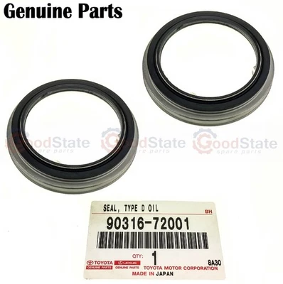 Genuine LandCruiser HDJ101 HDJ100 Front Hub Steering Knuckle Inner Seal x2 - Image 1 of 3