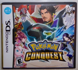 POKEMON CONQUEST NINTENDO DS CUSTODIA AUTENTICA - NO GIOCO - Foto 1 di 5