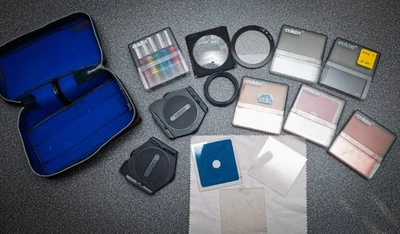 Cokin  Adapter Rings/Lens Filter Holder various Cromofilter glass/paints - Image 1 of 4